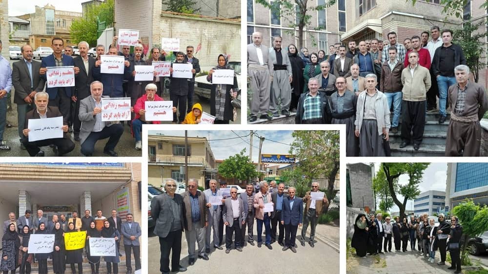 Manifestations et arrestations des enseignants iraniens 