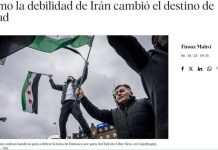 El Independiente : le lien entre la chute d’Assad et la faiblesse de Téhéran