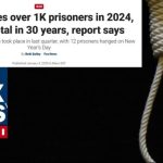 Le régime iranien exécute plus de 1 000 prisonniers en 2024, un record depuis 30 ans