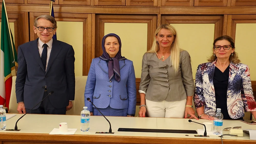 Le Sénat italien auditionne Maryam Radjavi sur la situation en Iran