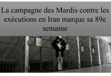 La campagne des Mardis contre les exécutions en Iran marque sa 89e semaine
