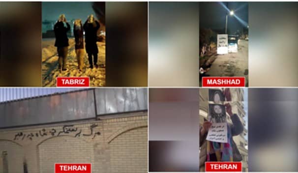 Les unités de résistance : 9 projections murales et 208 activités à Téhéran, Zahedan et dans des dizaines d'autres villes en Iran