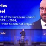 Charles Michel s’adresse au rassemblement du CNRI à Berlin