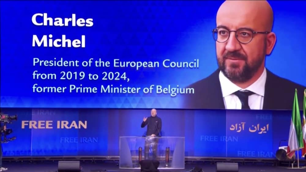 Charles Michel s'adresse au rassemblement du CNRI à Berlin