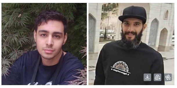 Exécution criminelle des courageux insurgés Shahine Vahedparast et Mohammad Amine Biglari en Iran
