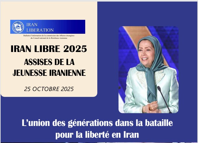 Iran liberation : Iran libre 2025 assises de la jeunesse iranienne