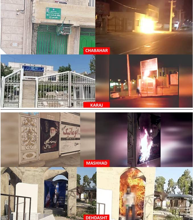 Iran : 20 opérations menées par des unités de résistance dans 15 villes