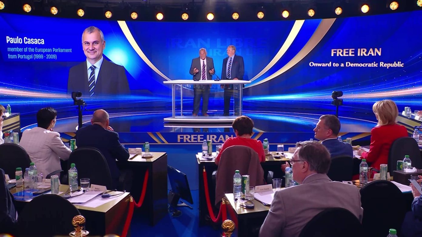 Paulo Casaca défie les tactiques du régime lors du Sommet mondial « Iran libre 2026 »