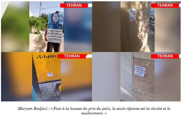 Vaste campagne contre les dirigeants du régime et en soutien à la Résistance iranienne à Téhéran et dans plusieurs villes