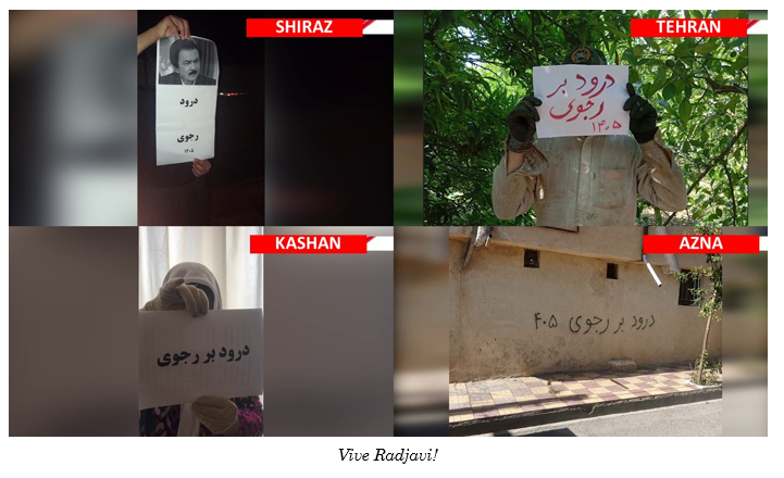 Vaste campagne contre les dirigeants du régime et en soutien à la Résistance iranienne à Téhéran et dans plusieurs villes