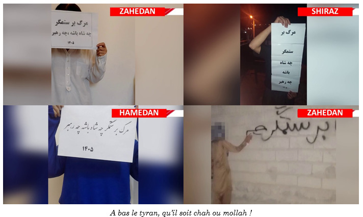 Vaste campagne contre les dirigeants du régime et en soutien à la Résistance iranienne à Téhéran et dans plusieurs villes