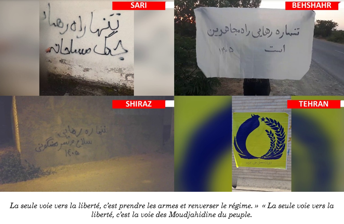 Vaste campagne contre les dirigeants du régime et en soutien à la Résistance iranienne à Téhéran et dans plusieurs villes