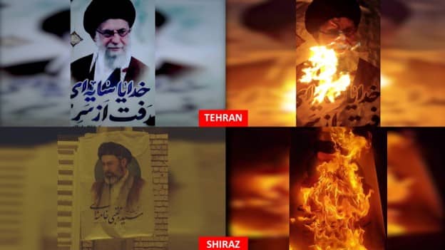 Iran : Les unités de la Résistance mènent 30 opérations à Téhéran et dans 14 autres villes contre les centres de répression des mollahs
