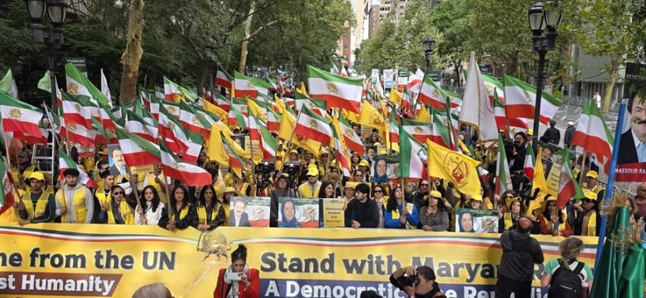 Rapport hebdomadaire : Mobilisation des partisans du CNRI à l'Assemblée générale de l'ONU et en Europe