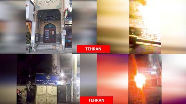 Iran : 20 opérations menées à Téhéran et dans 12 autres villes contre des centres du Corps pasdarans et du Bassidj